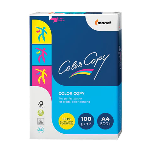 Color Copy Paper Premium Super Smooth FSC Ream-Wrapped 100gsm A4 White Ref CCW0324 [500 Sheets]