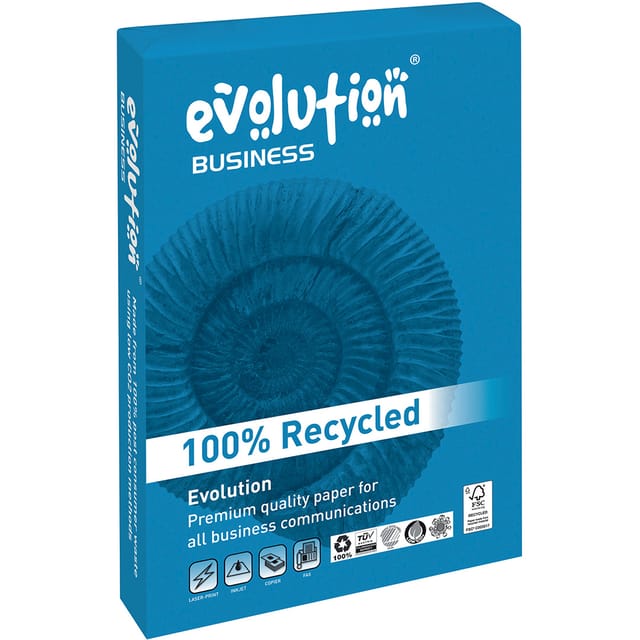 Evolution Business Paper FSC Recycled Ream-wrapped 90gsm A4 White Ref EVBU2109 [500 Sheets]
