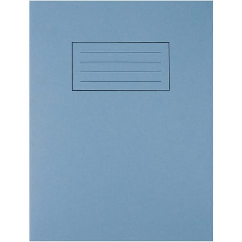 Silvine Exercise Book Ruled and Margin 80 Pages 75gsm 229x178mm Blue Ref EX104 [Pack 10]