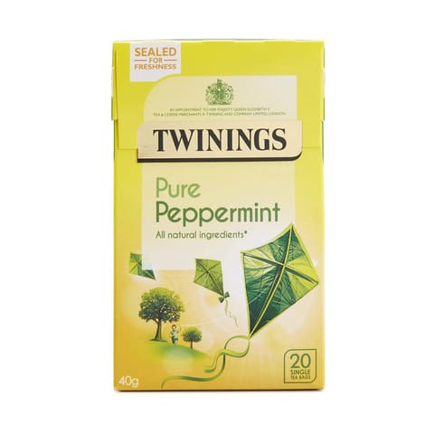 Twinings Infusion Tea Bags Individually-wrapped Peppermint Ref 0403118 [Pack 20]