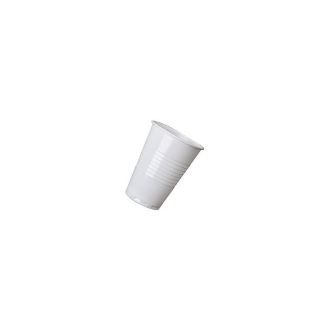 Nupik Tall Plastic Disposable Vending Cold Drink Cups 7oz/200ml White [Pack of 2000] 5585