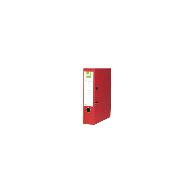 A4 Lever Arch File Paper Board Red 10 Pack Q Connect