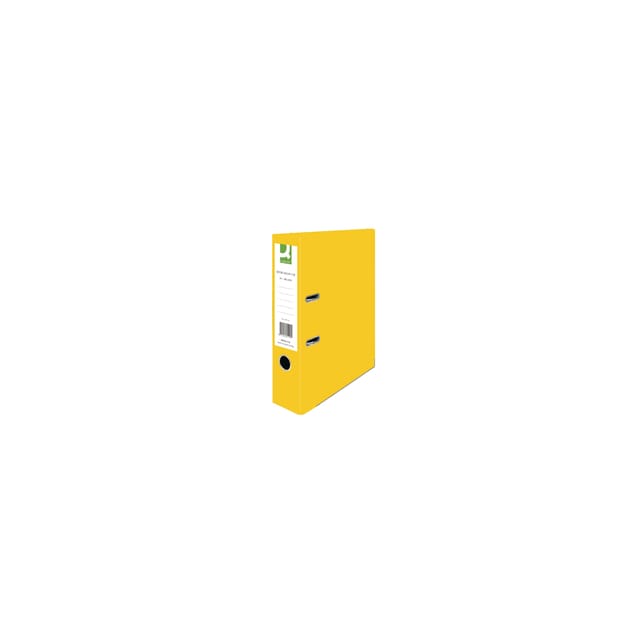 Q-Connect Yellow A4 Paperbacked Lever Arch File Pack of 10