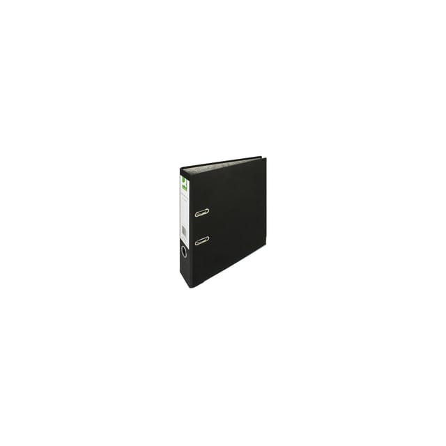 Q-Connect Black A4 Paperbacked Lever Arch File Pack of 10