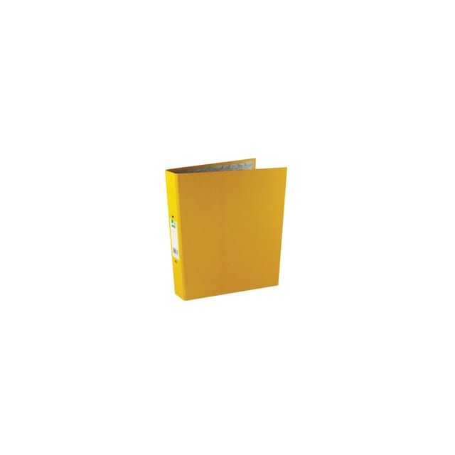 Q Connect 2-Ring Binder A4 25mm Paper-Backed Yellow 10 Pack