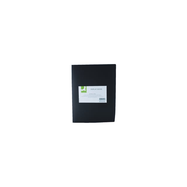 Display Book 20-Pocket Black Q-Connect