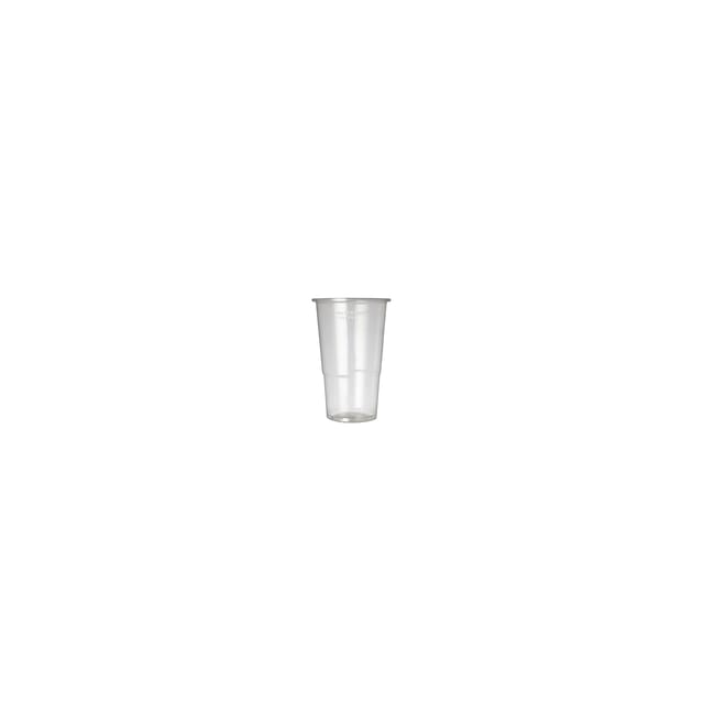 Disposable Plastic 1/2 Pint Glass Clear Tumbler Half Pint (235ml) Pack of 50 Ref 3370