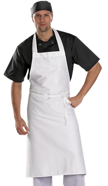 Chef's Bib Apron White 34x40