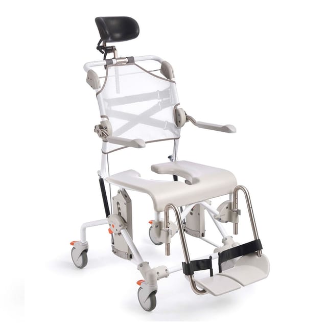 Shower/Toilet Chair Swift M Tilt-2 - Assembled With Pan Holder