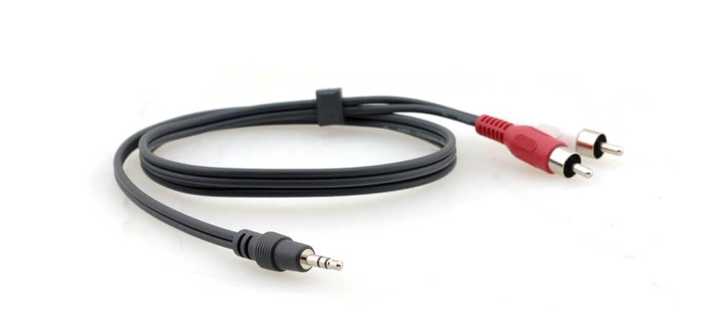 Kramer 3.5mm to 2 RCA Breakout Cable Male