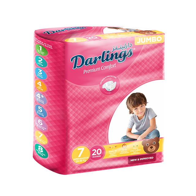 Darlings Diapers Super Maxi Plus Jumbo