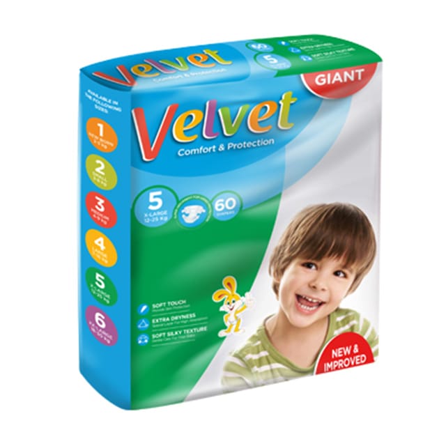 Velvet Diapers X-Large Giant