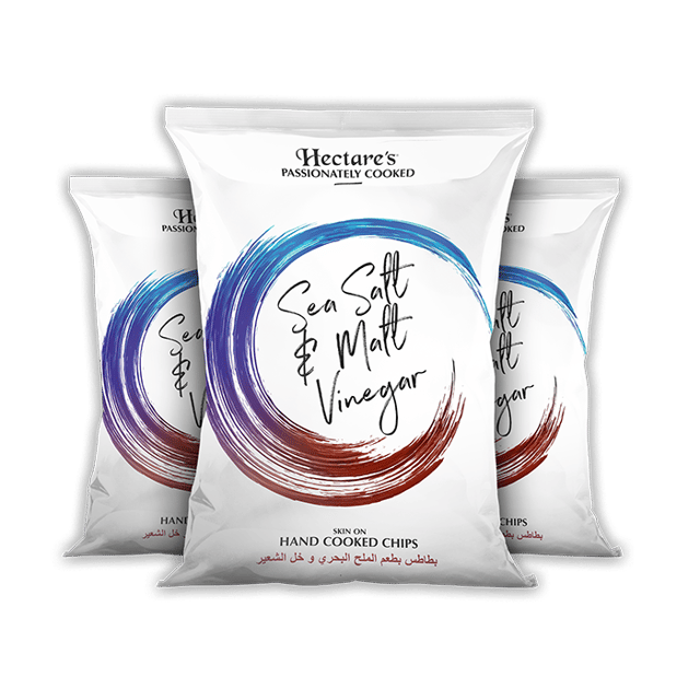 Hectares Chips Sea Salt&Malt Vinegar 150gX12