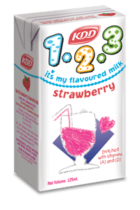 1.2.3  Strawberry Milk (Kids) 125 ML