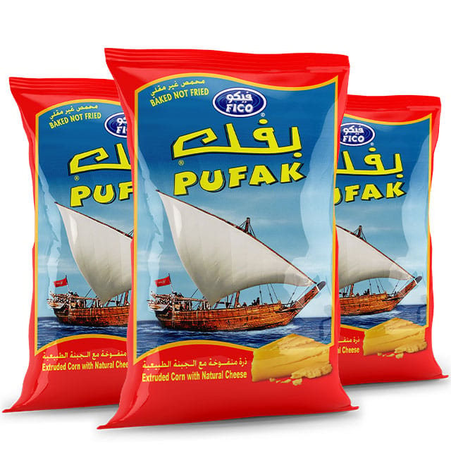 FICO - PUFAK DHOW RED CHEESE 20Gm X 60Pcs