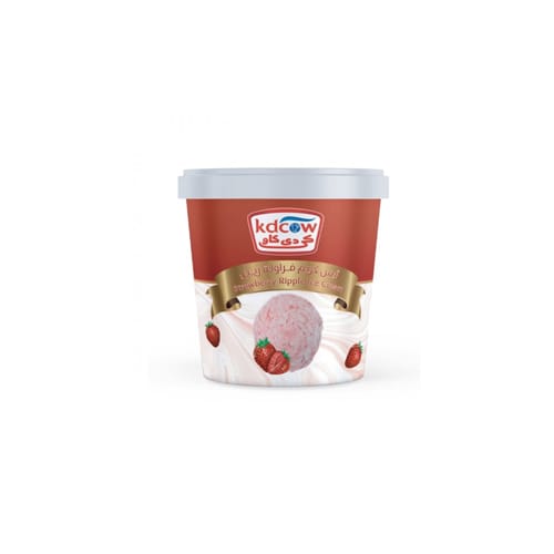 Ice Cream Strawberry Ripple 1 Ltr