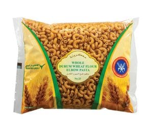 KFMB Durum Whole Wheat Flour Elbow Pasta No. 23