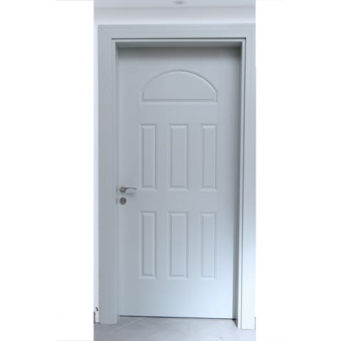 5- FiberGlass Door (N731A,Double Angle Frame, White)