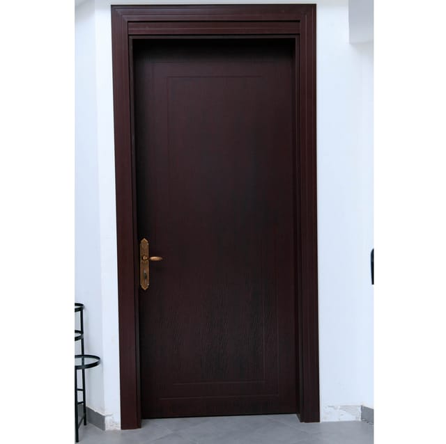 10- FiberGlass Door (Special Size, Red Wine with Black Shades)