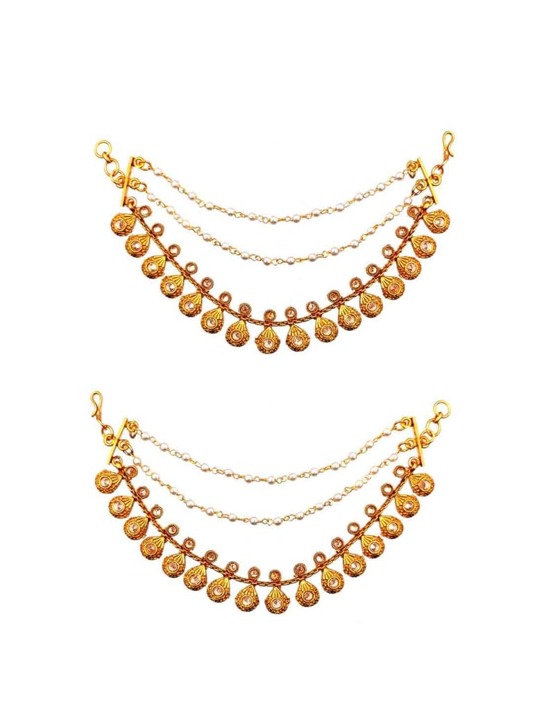 Traditional Ear Chain in Gold Finish - CNB2926