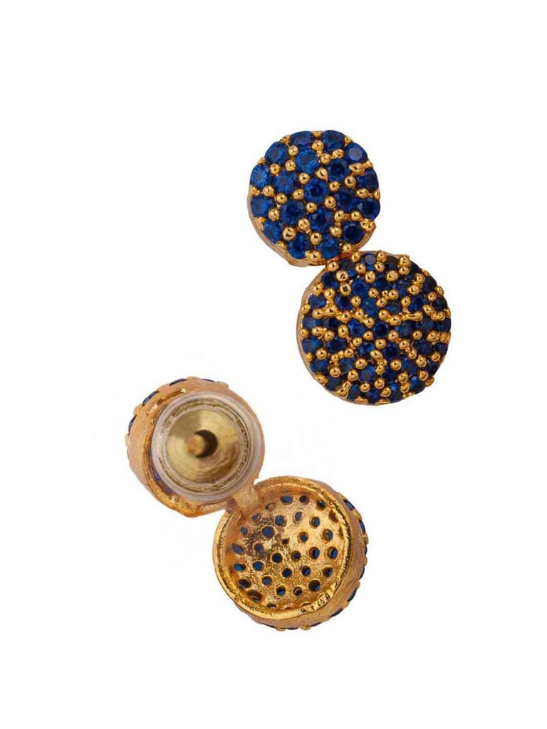 AD / CZ Earrings in Gold finish - CNB2676