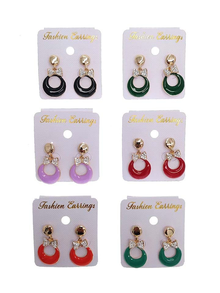 Western Earrings in Assorted color - CNB4903