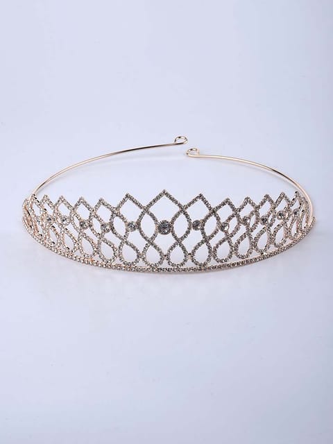 Setting Stone Crown / Tiaras in White color - CNB7151