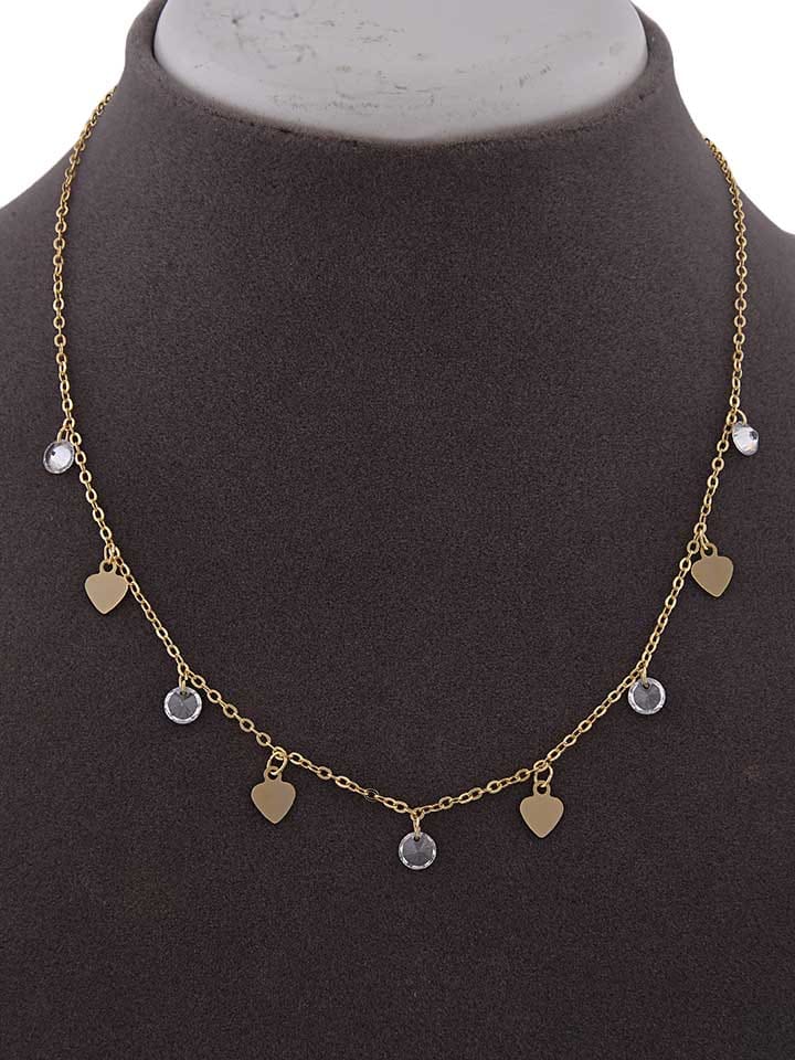 Western Necklace in Gold finish - CNB15249