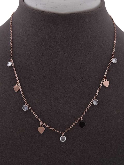 Western Necklace in Multicolor color and Rose Gold finish - CNB15251