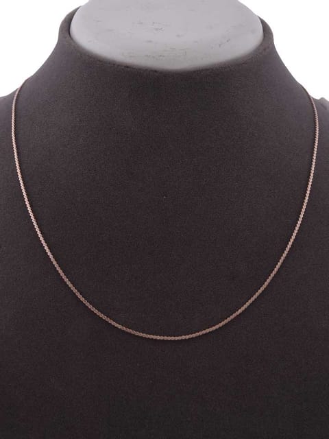 Western Chain in Rose Gold color and Rose Gold finish - CNB15203