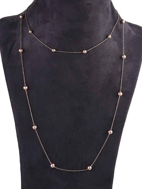 Western Necklace in Rose Gold color and Rose Gold finish - CNB15212
