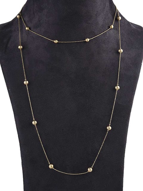 Western Necklace in Gold color and Gold finish - CNB15214