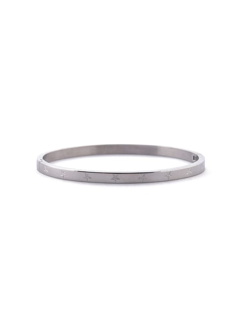 Western Kada Bracelet in Silver color and Rhodium finish - CNB4521