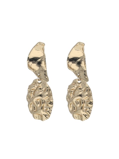 Western Long Earrings in Gold finish - S29713