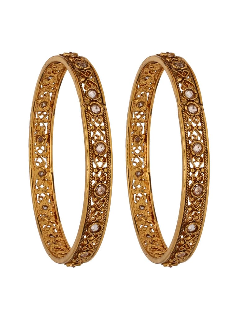 Traditional Bangles in Gold finish - S31005