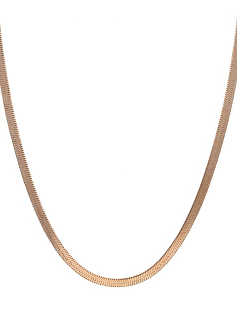 Western Chain in  Rose Gold finish - CNB16910