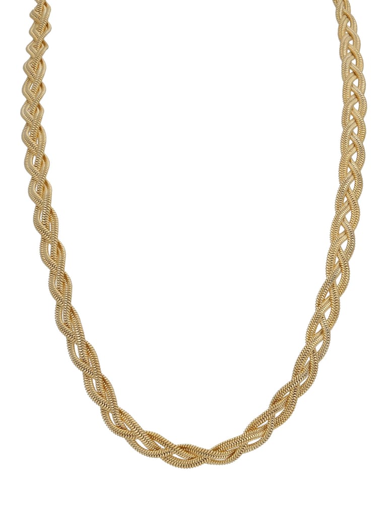 Western Necklace in Gold finish - CNB16972