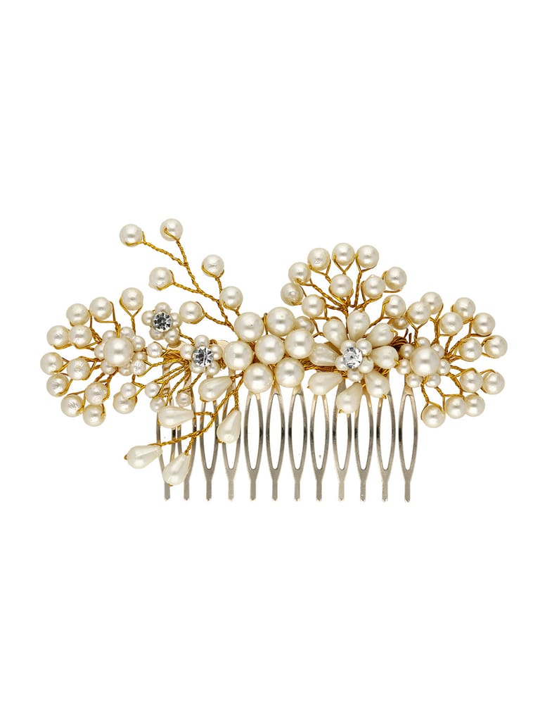 Fancy Comb in White color - ARE1033A