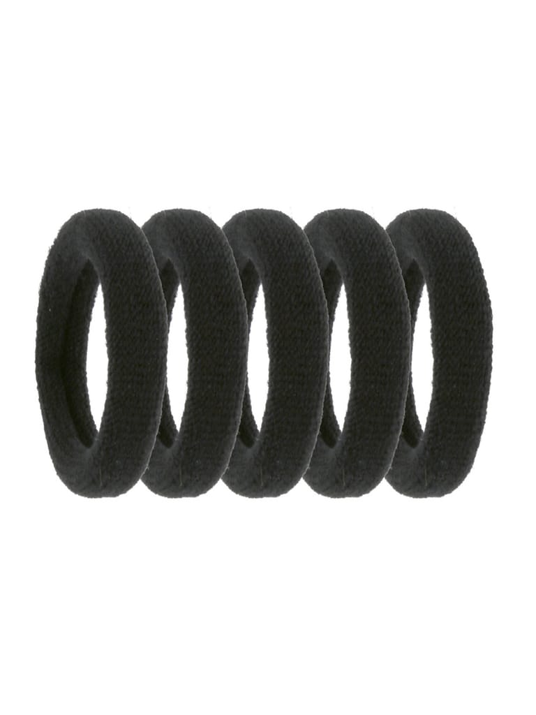 Plain Rubber Bands in Black color - WWAI5041