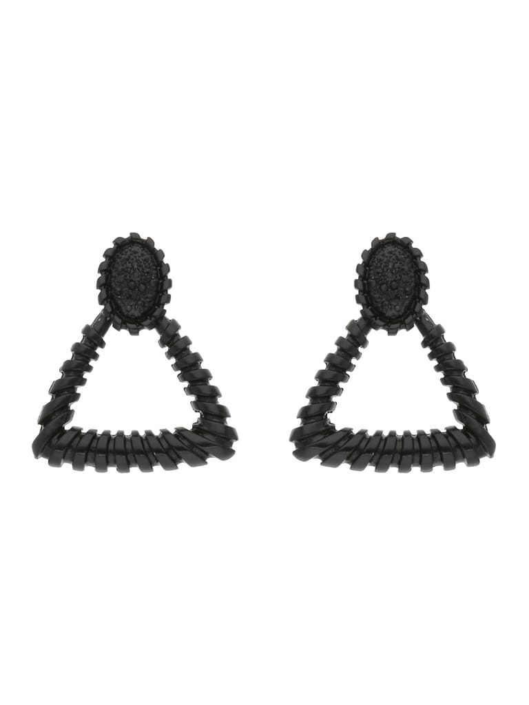 Western Earrings in Black Rhodium finish - CNB17172