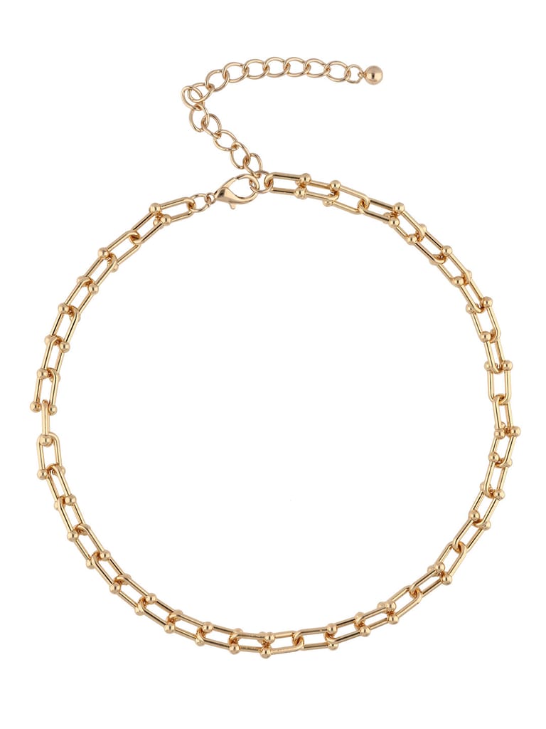 Western Necklace in Gold finish - CNB19562