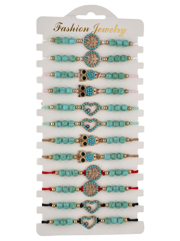 Western Loose / Link Bracelet in Firoza color - CNB19621