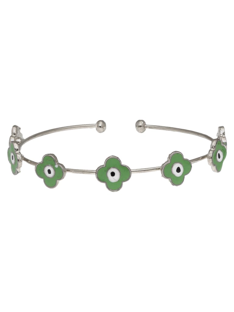 Evil Eye Bracelet in Assorted color and Rhodium finish - PPWRO5
