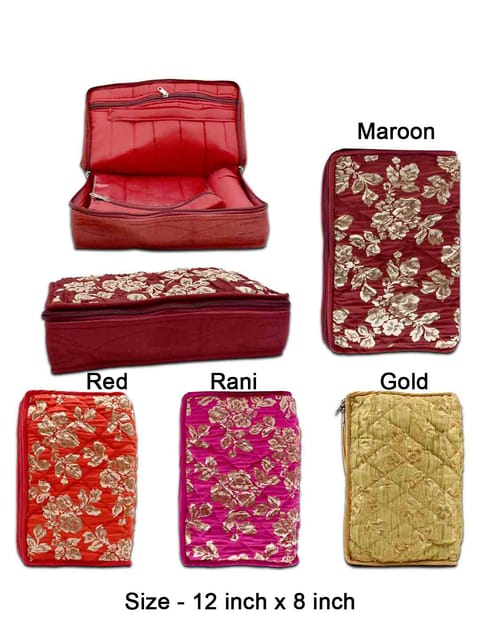 Premium Jewellery Pouch with Satin Material - PJP-63
