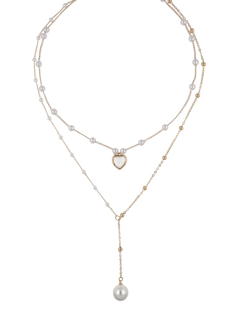 Western Necklace in Gold finish - CNB24330
