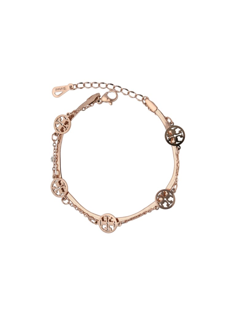 Western Loose / Link Bracelet in Rose Gold finish - CNB24391