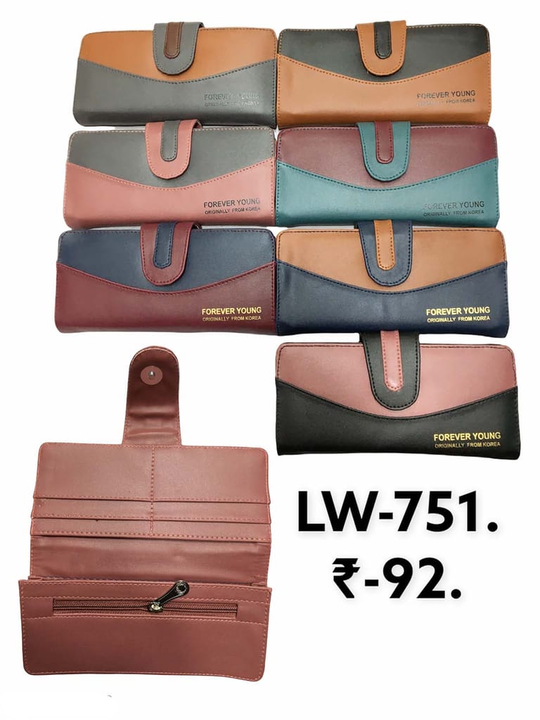 Ladies Wallet in Assorted color - LW-751
