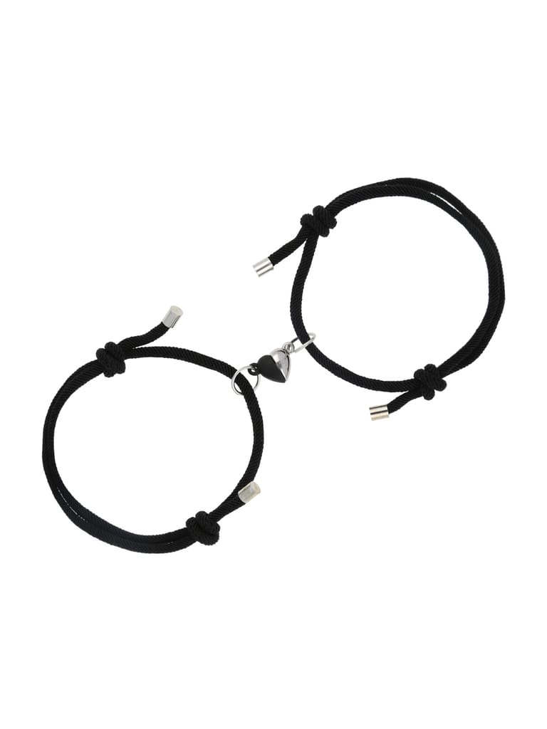 Couple Magnetic Bracelet in Rhodium finish - CNB26527