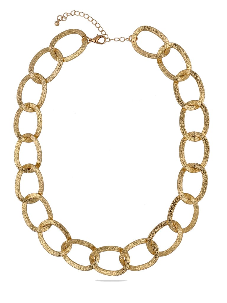 Western Necklace in Gold finish - CNB28076