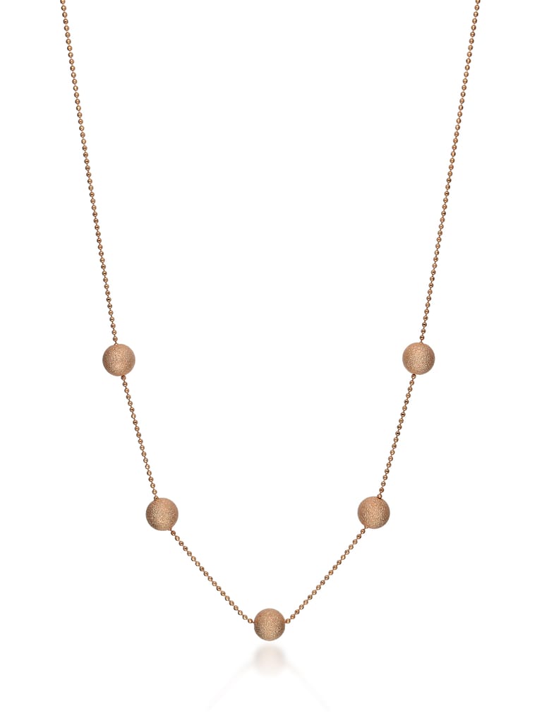 Western Necklace in Rose Gold finish - CNB27730